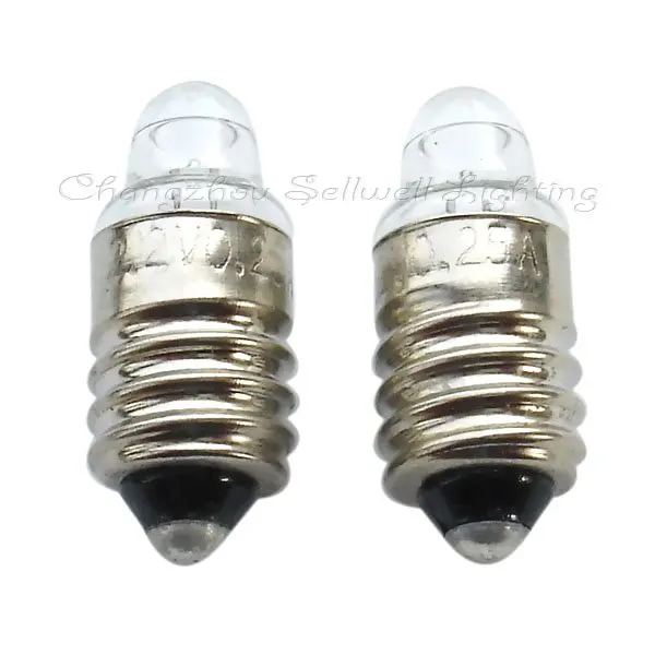 

2020 Top Fashion Special Offer Professional Ce Lamp Edison Edison 2.2v 0.25a E10x22 Good!miniature Bulbs Lighting A005