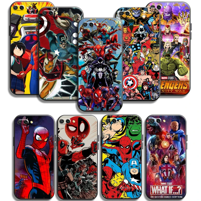 

Marvel Avengers Phone Cases For Huawei Honor P30 P40 Pro P30 Pro Honor 8X V9 10i 10X Lite 9A 9 10 Lite Cases Soft TPU Carcasa