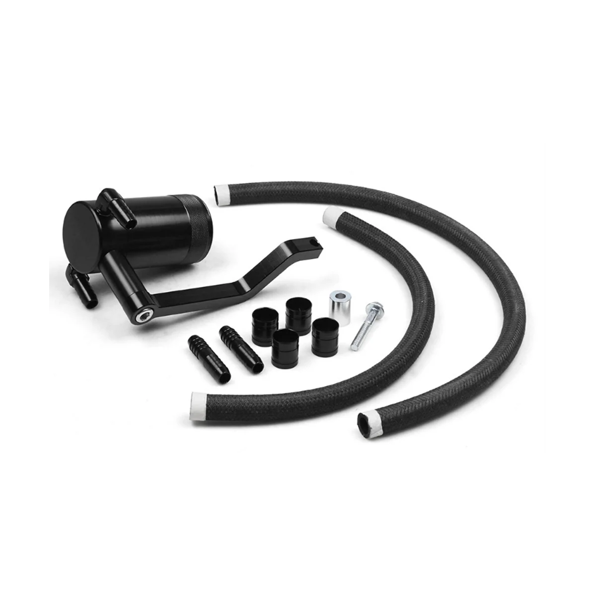 

Aluminum Alloy Oil Pot Set with Z-Shaped Bracket with Radiator Hose for Dodge Ram Dodge Challenger Chrysler 300 Red