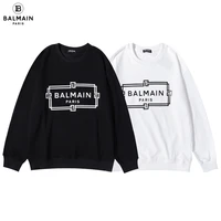 balmain hoodies sweatshirts new mens and womens unisex letter printed long sleeve crew neck pullover casual sweatshirts