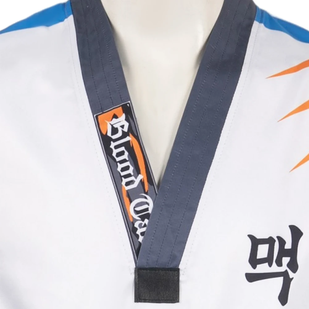 Костюм для косплея Hwoarang взрослых рубашка брюки ремни Мужская игровая одежда