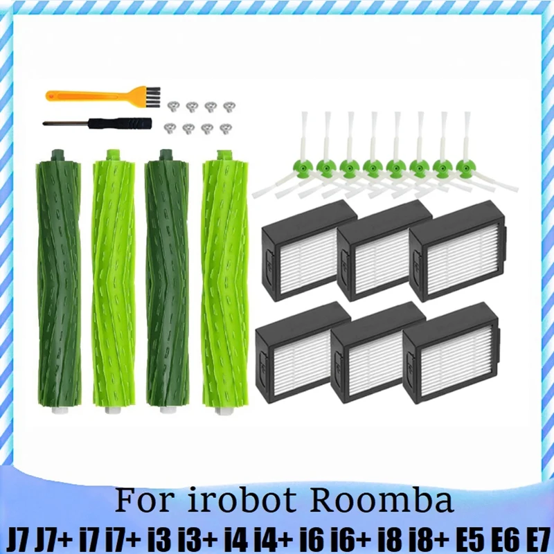 

Комплект аксессуаров для Irobot Roomba J7 J7 + I7 I7 + I3 I3 + I4 I4 + I6 I6 + I8 I8 + E5 E6 E7 основной боковой фильтр для робота