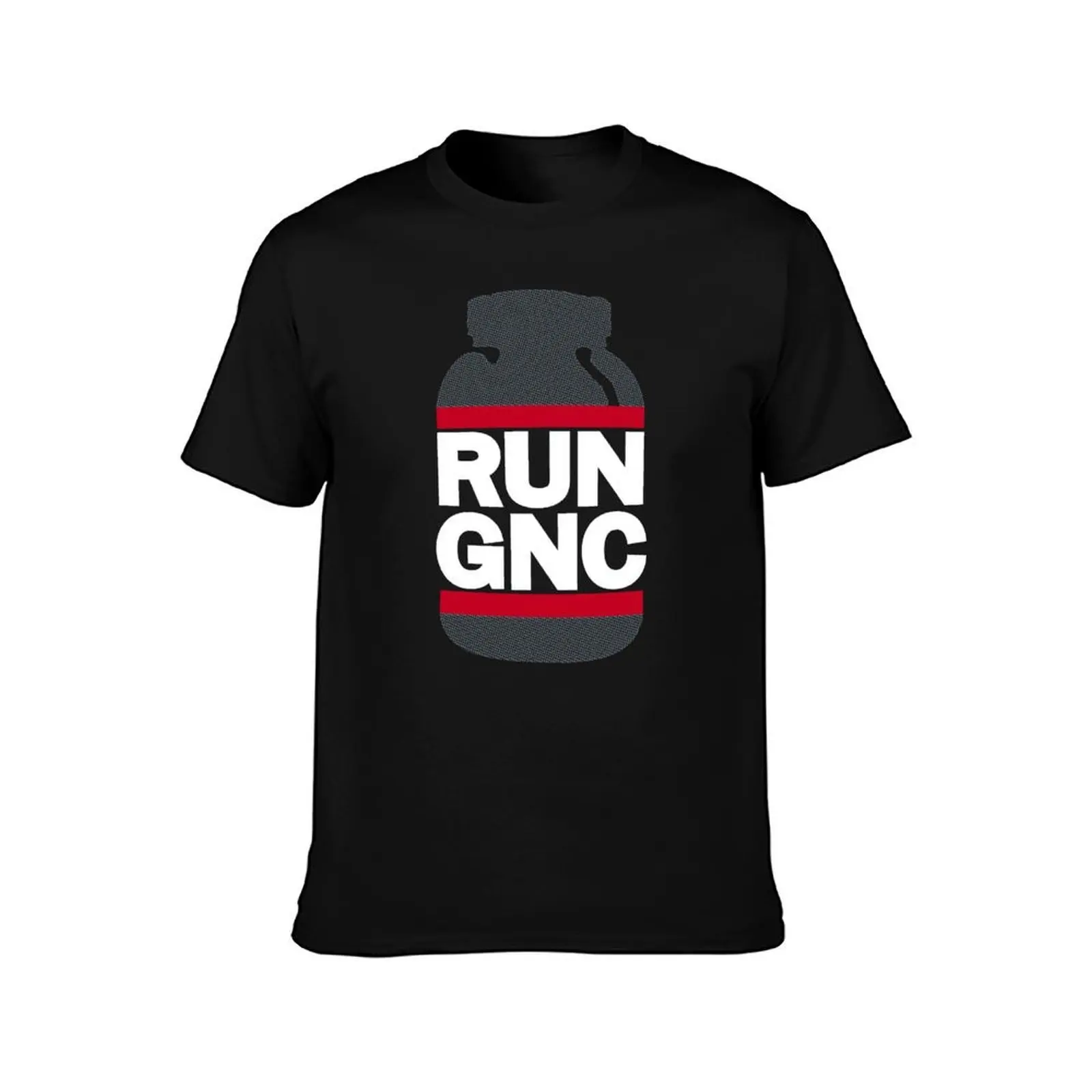 Фото Футболка RUN GNC черного цвета, повседневная одежда, топ с коротким рукавом. №2
