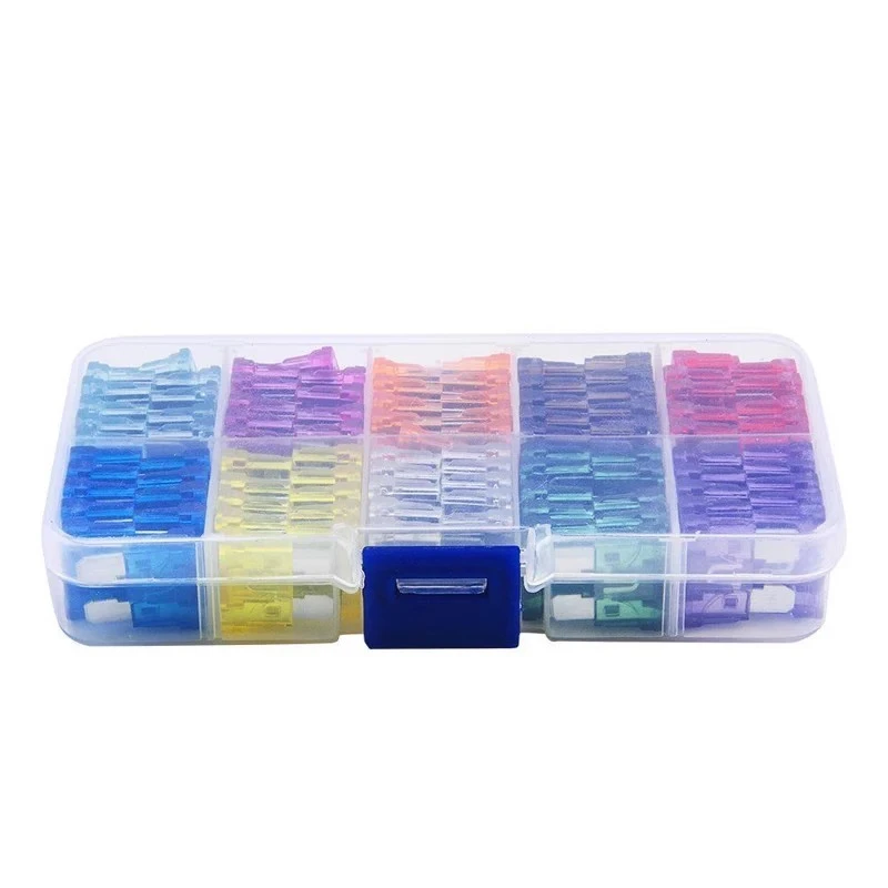 100 шт. средний автомобильный предохранитель 2A-35A 10 спецификаций воспламенитель