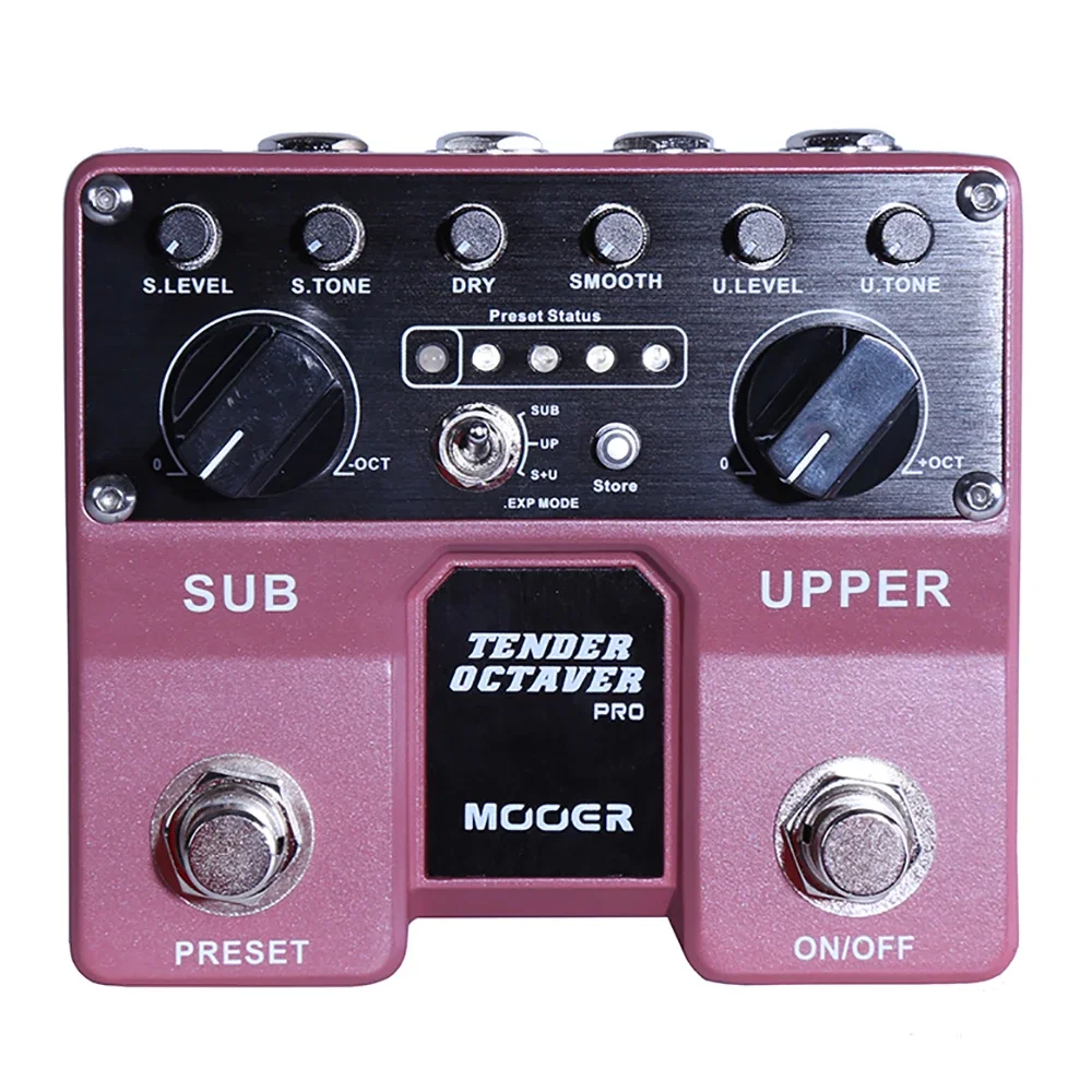 MOOER Tender Octaver Pro педаль эффектов для гитары Octave Sub Upper Octaves 4-инчтовые настройки