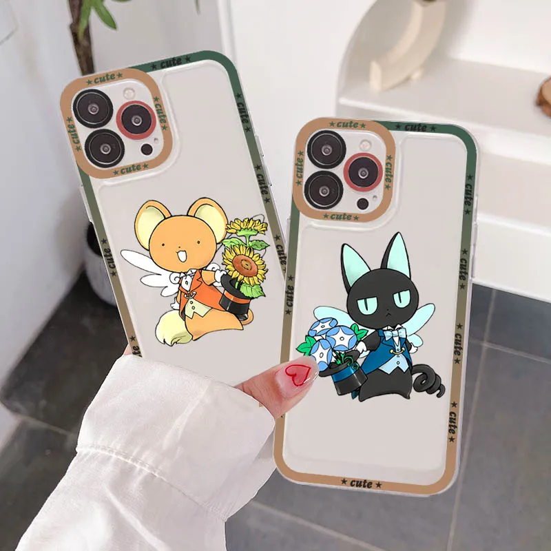 

Card Captor Sakura Anime Phone Case for iPhone 11 12 13 Mini Pro Max 14 Pro Max Case shell