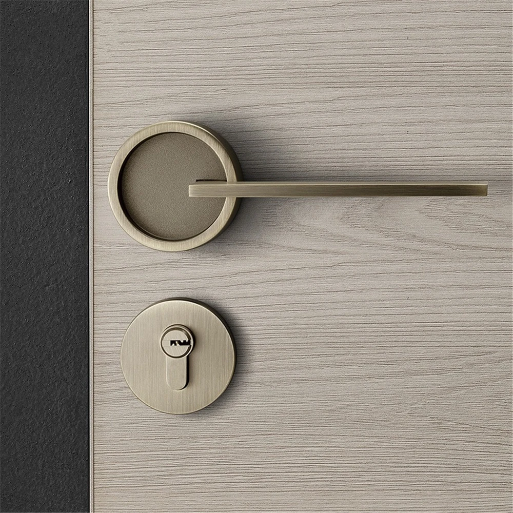 Набор круглых дверных замков в американском стиле ретро-замок с дверной ручкой