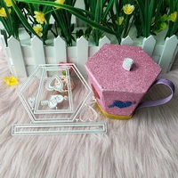 new two piece cup metal cutting die mould scrapbook decoration embossed photo album decoration card making diy handicrafts