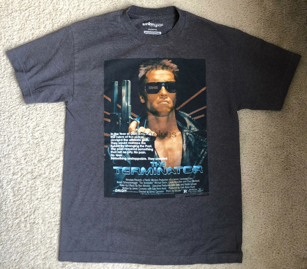 Оригинальная футболка Арнольда Шварценеггера-мужской размер среднего размера |