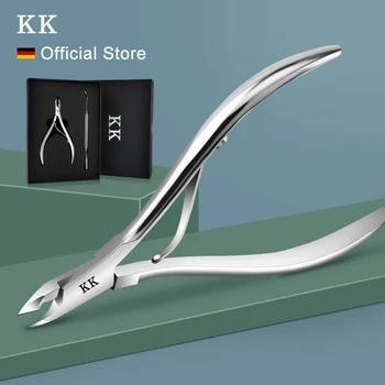 KK Cuticle Nipper Nail Clippers Scissors Stainless Steel Dead Skin Remover Pedicure Cutters Manicure Pusher Tool Trimmer Tweezer