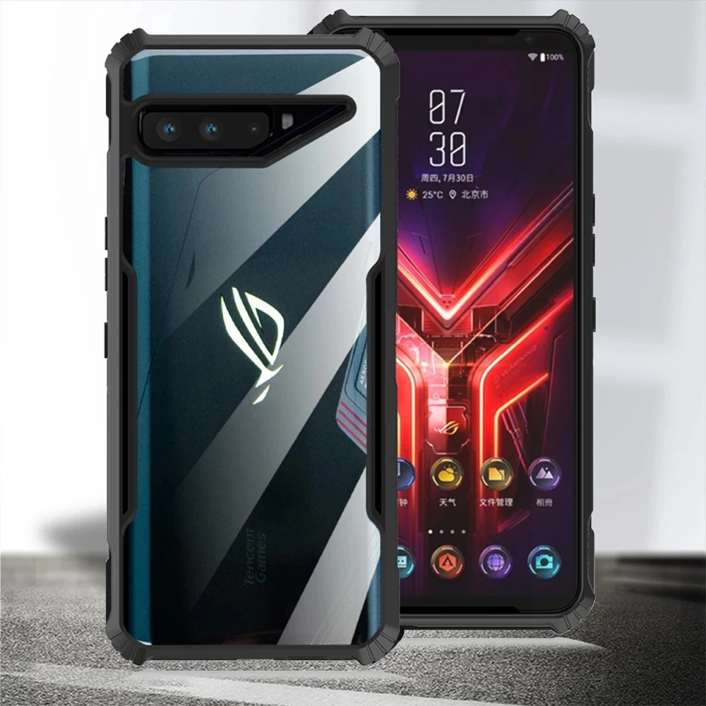 Чехол для телефона ROG 5, черный акриловый чехол с защитой от падения, полная защита для ROG 1 2 3 Strix 5 5s 6 6D 7 Ultimate 8 9 Pro (art.: 3920cecdf5484) - 3920cecdf5484
