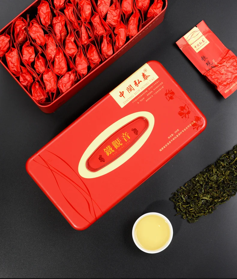 

2022 Aroma Flavor * Superfine Oolong Anxi Tie Kuan Guan Yin No Tea POT Tieguanyin Weight Loss 250g BOX