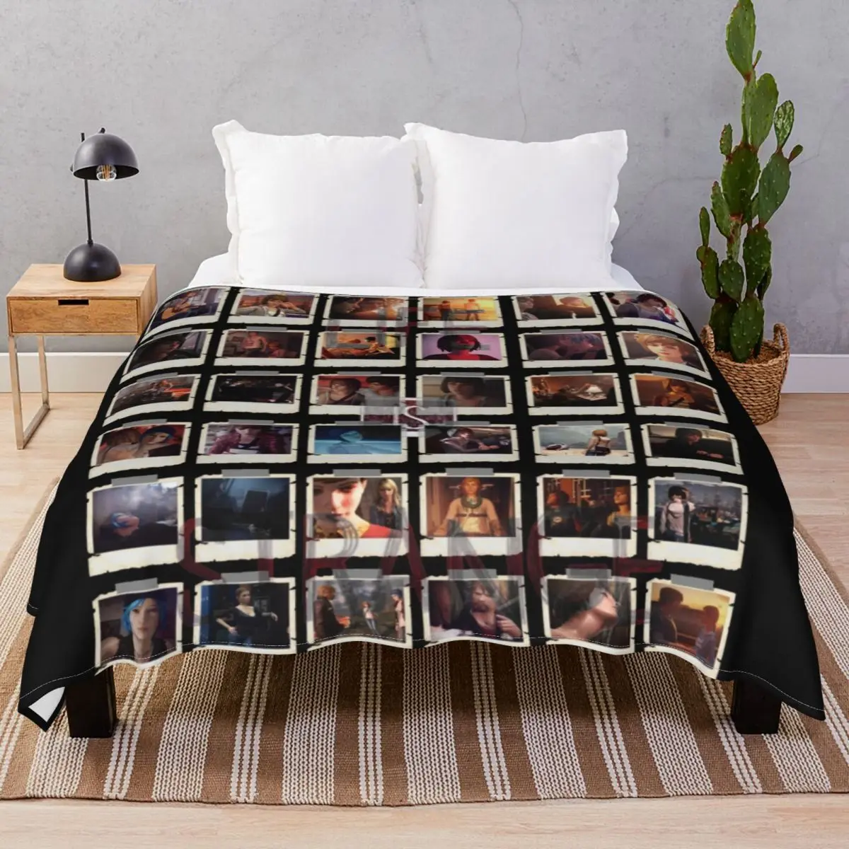 Wall Of Pictures Blanket Fleece Printed Super Warm Throw Blankets for Bedding Sofa Travel Office