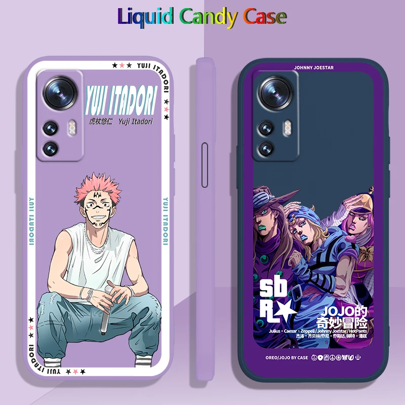

Jujutsu Kaisen Jojo Anime Phone Case For Xiaomi Mi 12S 12 12X 11i 11T 11 10 10S 10T 9 Pro Lite Ultra 5G Liquid Rope TPU