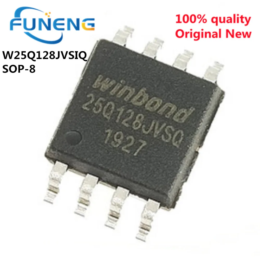 

2 шт. W25Q128JVSIQ SOP8 новый оригинальный подлинный