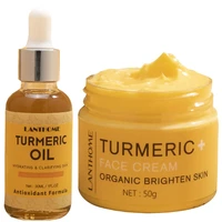 10 set turmeric skin care set natural organic moisturizing whitening facial essence oils smooth nourish face serum dropshipping