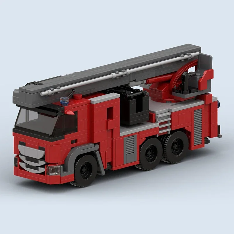 Модель городского автомобиля Moc строительные блоки Япония пожарная пена тендер