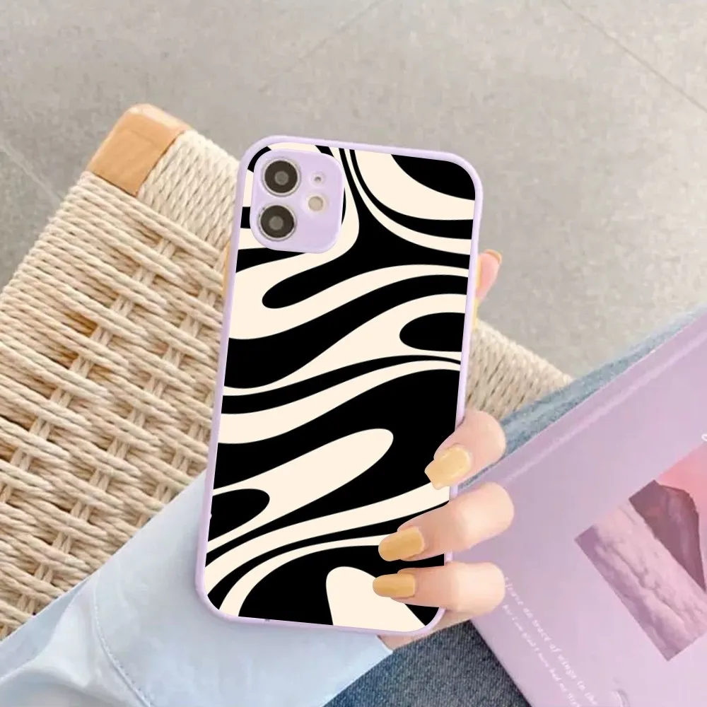 Чехол для телефона с абстрактным крутящимся рисунком iPhone 14 11 12 13 Mini Pro Max 8 7 Plus X XR XS