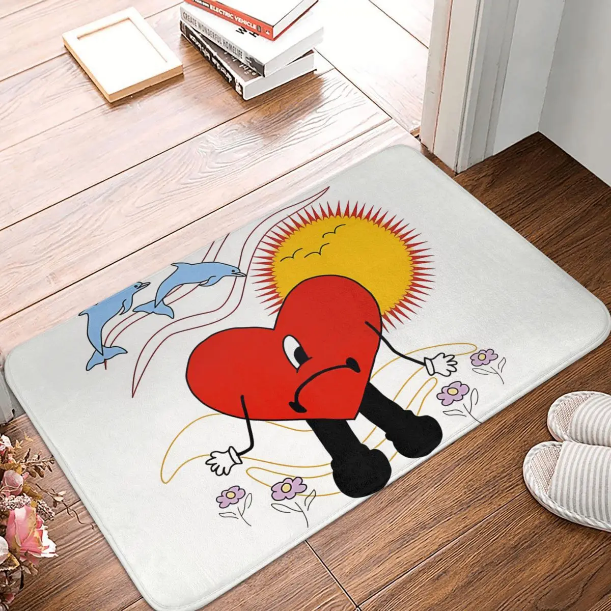 

Противоскользящий дверной коврик Un Verano Sin Bad Bunny, коврик для ванной, коврик для входной двери в прихожую, комнатный Декор