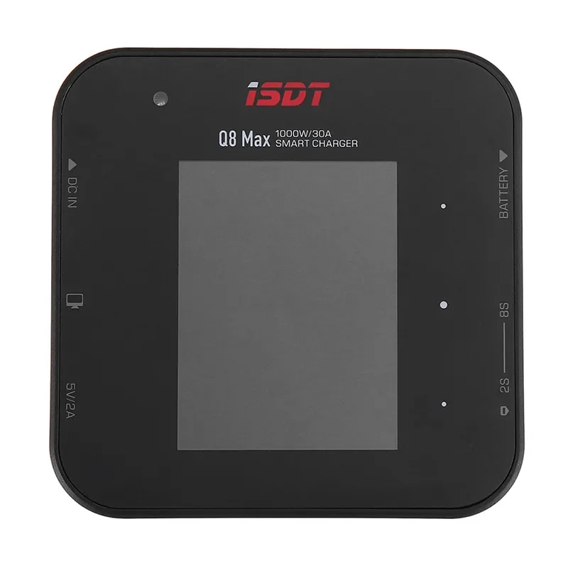 Фото Интеллектуальное зарядное устройство ISDT Q8 MAX 1000W/30A, мощное зарядное устройство-балансир для аккумуляторов, разрядник для FPV, для LiPo аккумуляторов 1-8S, для радиоуправляемых моделей. №2