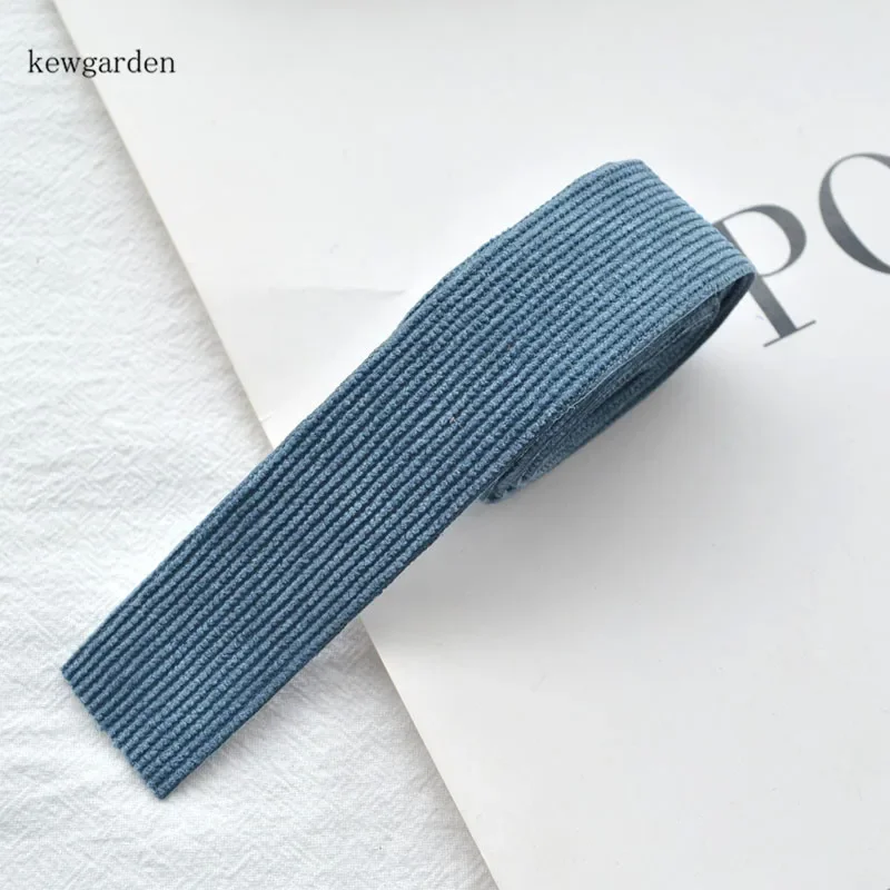 Kewgarden DIY брошь галстук-бабочка аксессуары лента Вельветовая полоса диаметром 25 мм