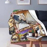 christmas french bulldog dachshund 3d fleece blanket for beds hiking picnic thick quilt throw blankets for home thin bedspread