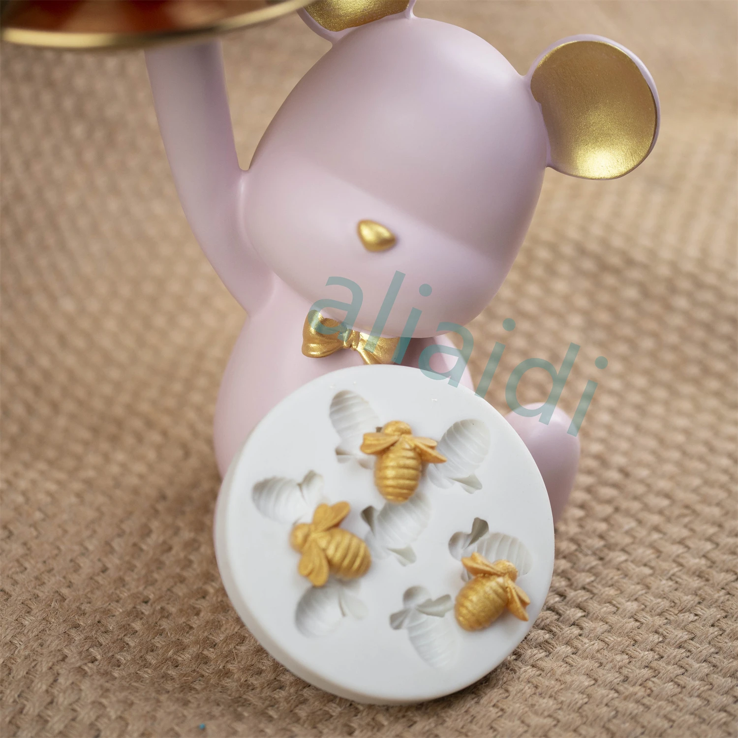 

DIYBee And Flower Silicone Mold Sugarcraft Cupcake Baking Mold Fondant Cake Decorating Tools