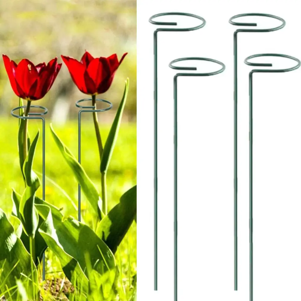 

5Pcs Durable Stake Stand Climbing Vine Rack Garden Fixing Rod Plant Support Stand Climbing Frame Plant Cage Frame
