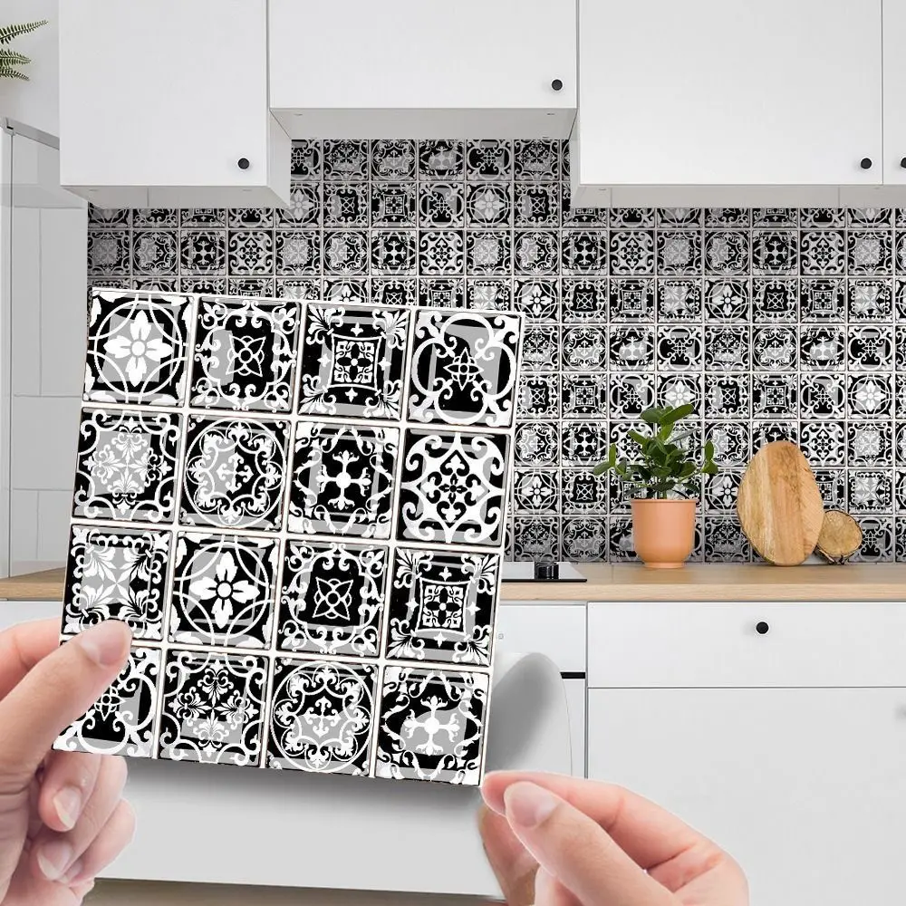 10 шт. 10x10 см мозаичная плитка настенная наклейка ПВХ 3D мозаика хрустальная