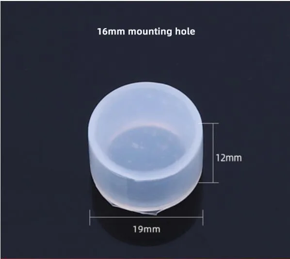 

100 шт., силиконовые водонепроницаемые колпачки для кнопок 16 мм 22 мм 30 мм