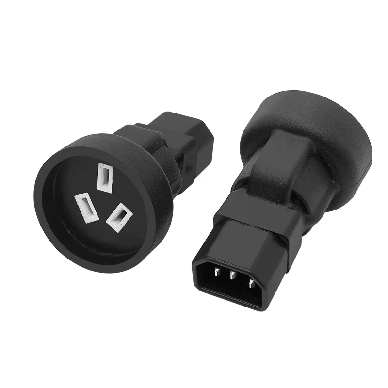 

1pcs C14-AU Socket IEC 320 C14 To SAA Australia 3 Pin Female Power Adapter for PDU UPS AC Plug Converter Socket