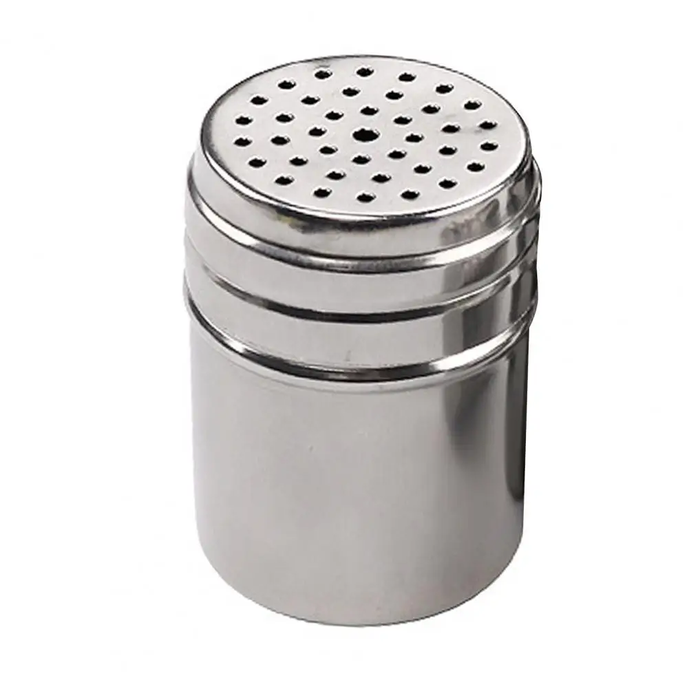 

Stainless Steel Seasoning Jar Salt Sugar Shaker Pepper Bottle Rotating Cover Toothpick Holder BBQ Spice Storage Can Kitchen Tool