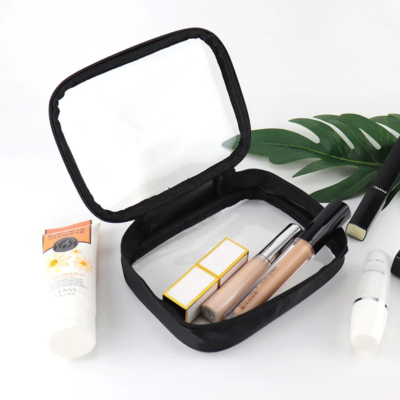 

Waterproof Transparent Cosmetic Bag Women Make Up Case Travel Zipper Clear Makeup Beauty Wash Organizer Bath Toiletry Bags Kit