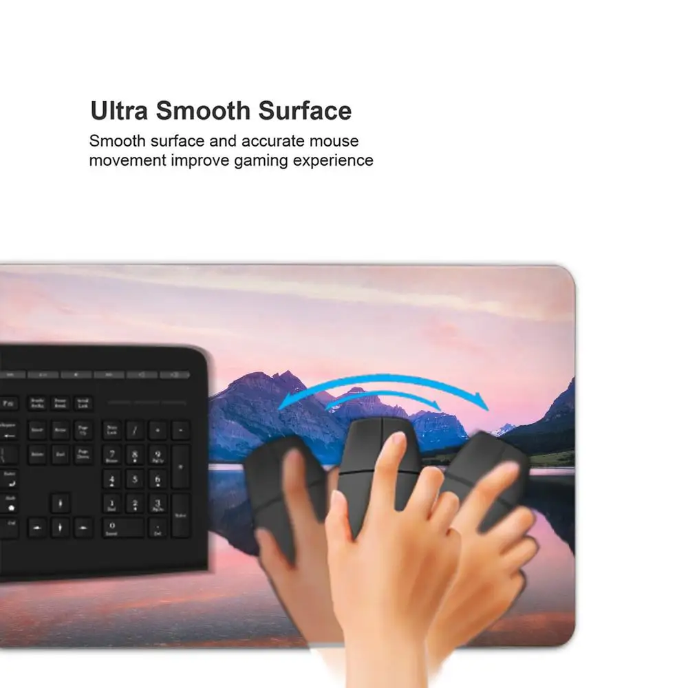 Большой игровой коврик для мыши размер XXL индивидуальный клавиатуры красивый