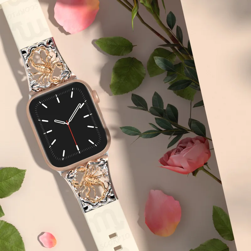 Ремешок созвездий для Apple Watch series 10 46 мм 40 44 45 41 38 42 49 браслет iwatch ultra 2 9 8 7 se 6 54