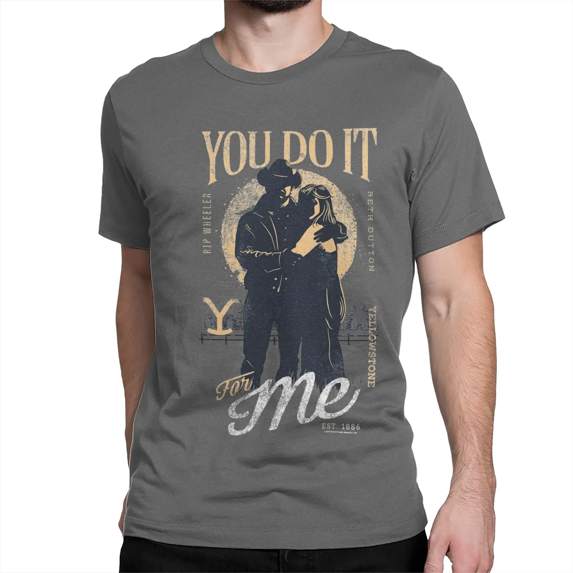 Йеллоустонский день Святого Валентина Rip Wheeler And Beth Dutton Merch футболки унисекс