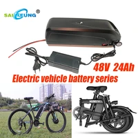 48v battery pack ebike 24ah is suitable for electric bicycles samsung 18650 batteries with 2a charger long cruising range