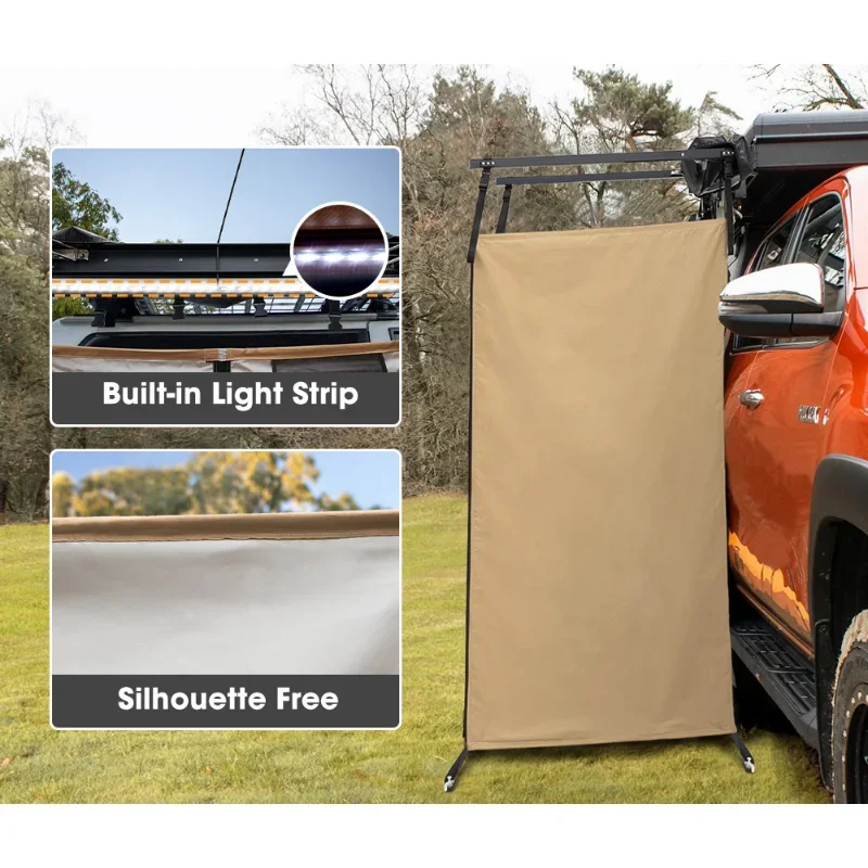 Портативная душевая палатка для 420D Ripstop Oxford как домашняя конфиденциальная