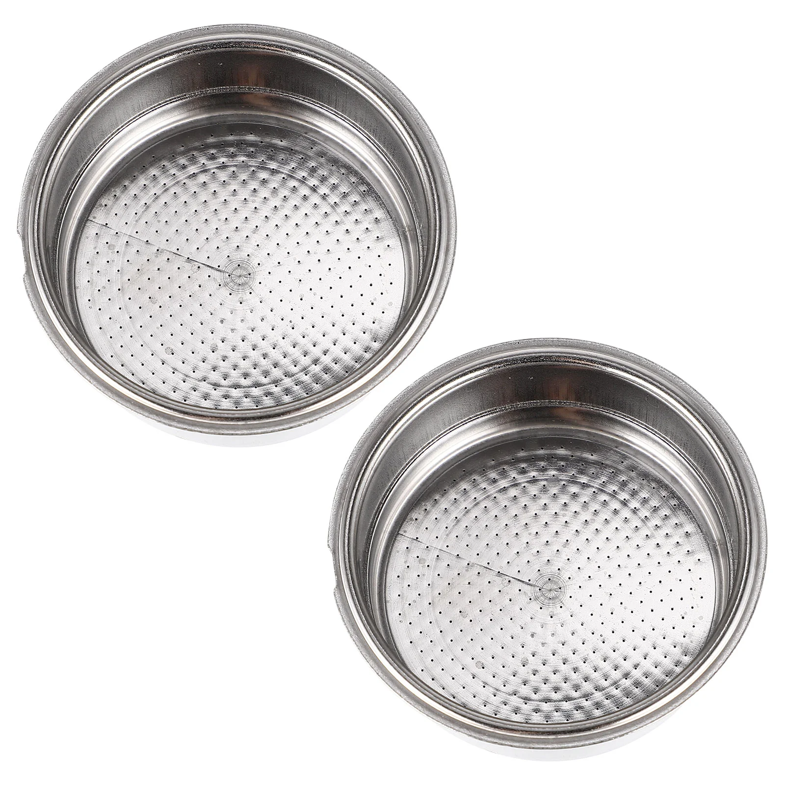 

Coffee Filter Basket Reusable Espresso Strainer Filters Grinder Machine Cup Steel Metal Stainless Tea Brewer Accessories Mesh