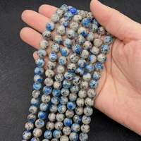 wholesale sapphire natural stone beads 6810mm round gem charms diy jewelry making necklace bracelet earring beads accessories