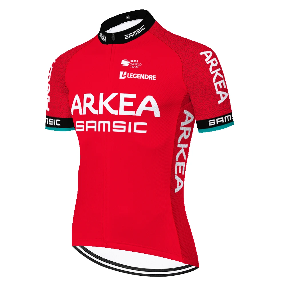 Комплект летней горной велоодежды 2023 Arkea Samsic Cycling Jersey, майка ciclismo, спортивная одежда для велосипедистов.