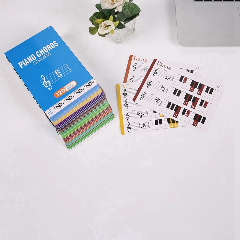 120 шт. аккорды для фортепиано весы диаграмма мастер пианино прогрессивы