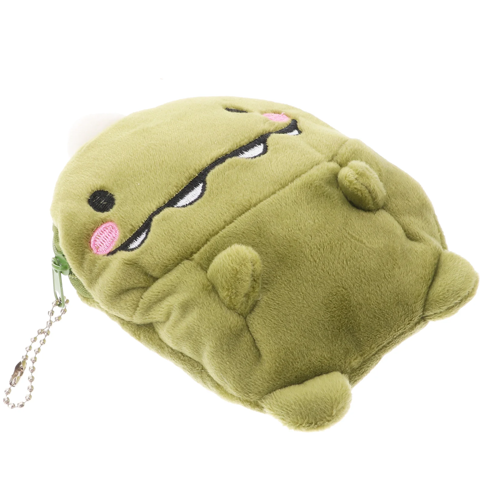 

Green Dinosaur Coin Purse Plush Change Pouch Zipper Coin Holder Mini Wallet Bags for Women Girls Kids