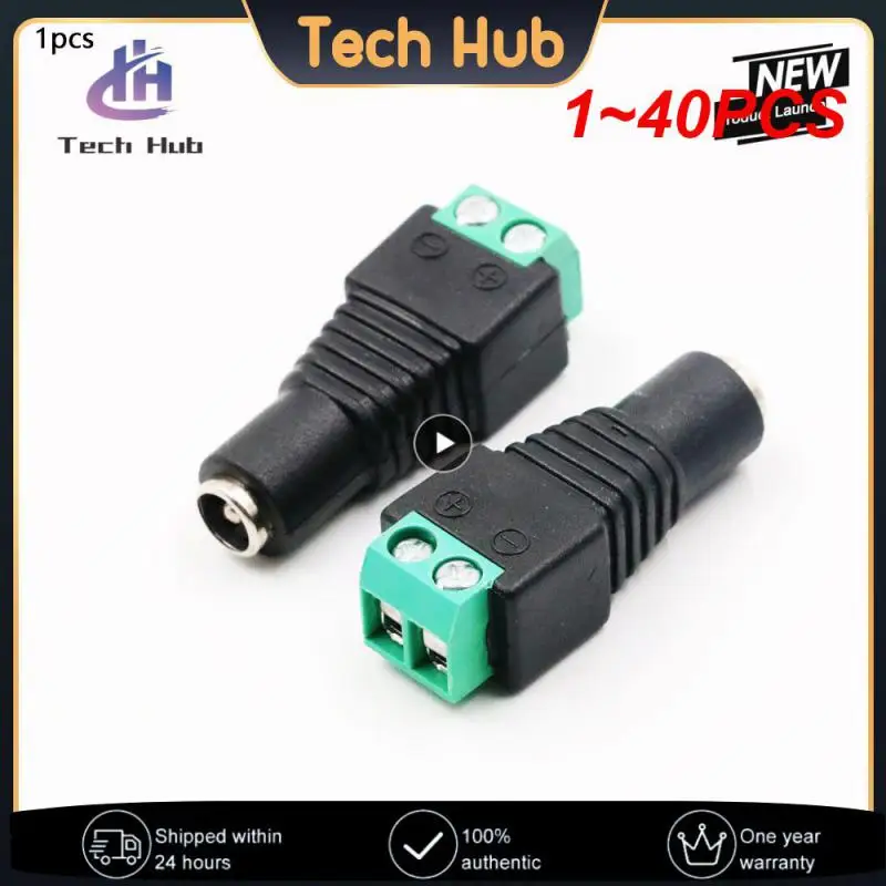 

1~40PCS bnc connector DC BNC Male female Connector Coax CAT5 Video Balun Adapter Plug for Led Strip Lights CCTV Camera