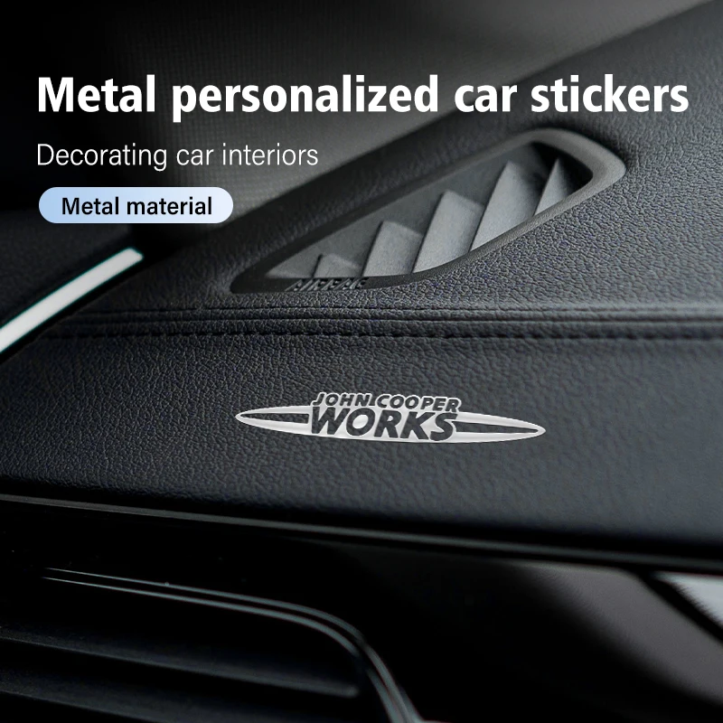 4 шт. металлические наклейки на багажник автомобиля R56 F56 R53 R60