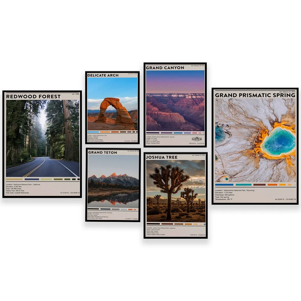 Плакат национальных парков ReachMani