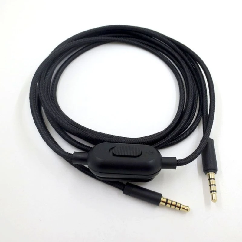 Replacement Headphone Aux Cable Cord Gold Plating for Logitech GPRO X G233 G433 G633 G93 Headphones DXAC