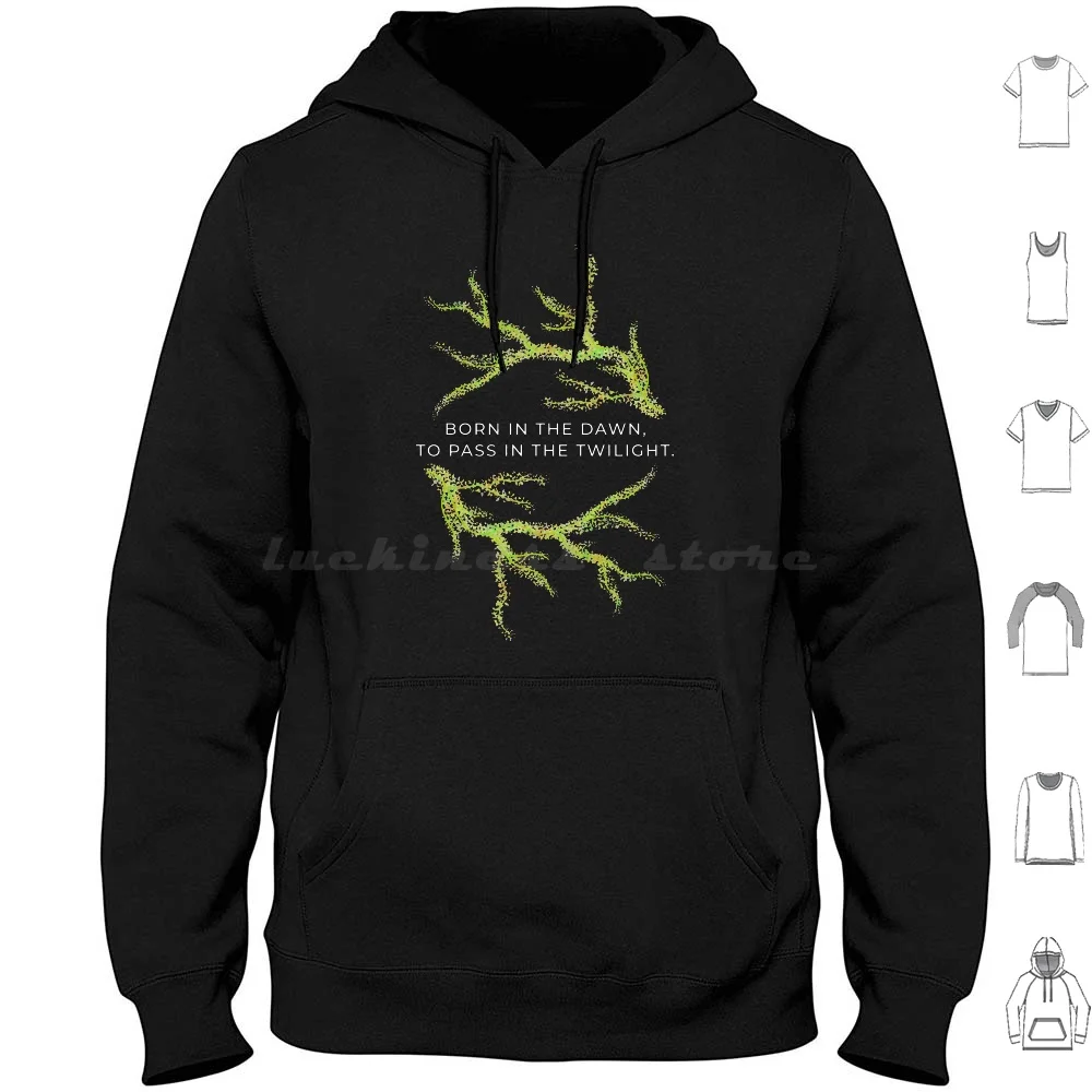 Cursed-Sky Folk Hoodies Long Sleeve Cursed Born In The Dawn To Pass Twilight Merlin Arthur Nimue Morgana Sky