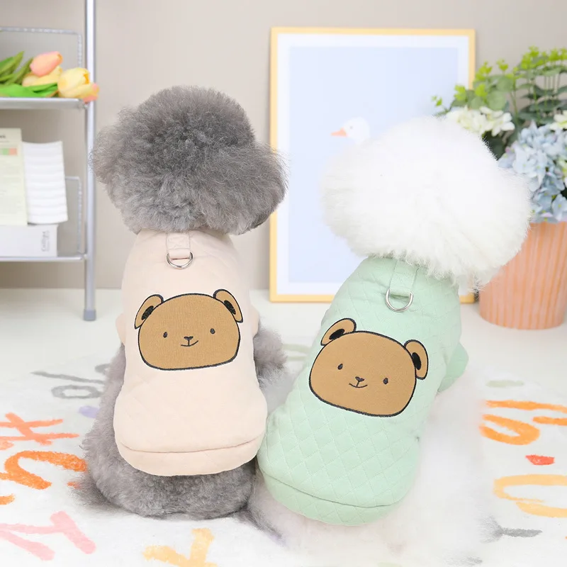 

Winter Dog Harness Clothes Coat Cat Puppy Outfit Small Dog Apparel Yorkie Pomeranian Suits Poodle Pet Costumes Jacket Garment