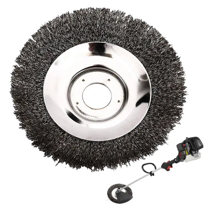 

Стальная Щетка для травы, триммер с головкой, для сада, электроинструмент для резки травы